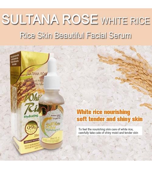 Sultana Rose White Rice Skin Beautiful Facial Serum 30ml
